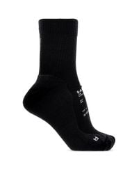 Satisfy Black Logo Socks for men