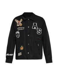 AllSaints Black "Soundman" Jacket for men