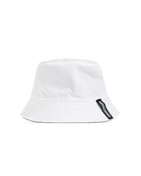 Moschino White Reversible Hat