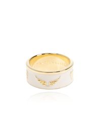 Zadig & Voltaire Metallic Engraved Ring