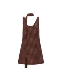 Posse Brown "Evie Mini" Dress