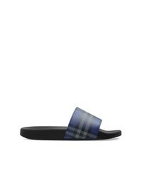 Burberry Blue Flip-Flops for men