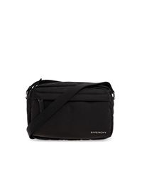Givenchy Black Shoulder Bag With Logo for men