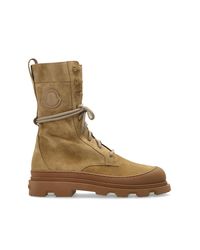 Moncler Brown 'Vera High' Ankle Boots