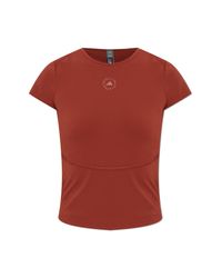Adidas By Stella McCartney Red Training Top