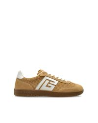 Balmain Brown 'Swan' Sports Shoes