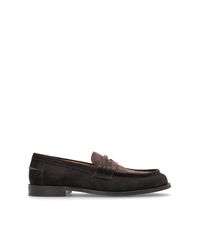 Emporio Armani Black Leather Shoes for men