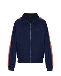 The Upside Blue Jacket With Logo