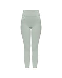 On Shoes Green Training Leggings