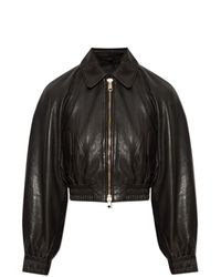 AllSaints Black Leather Jacket 'Anouk'