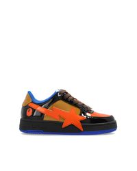 A Bathing Ape Multicolor Sports Shoes With Logo