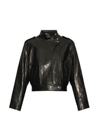 IRO Black Leather Jacket Dahla