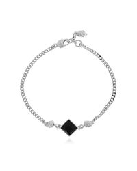 McQueen White Brass Bracelet for men