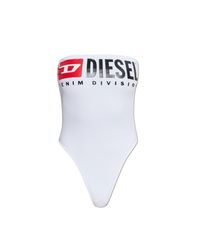 DIESEL White One-Piece Swimsuit "Cecilia-D-Core"