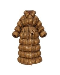 DIESEL Brown Down Jacket "W-Inona-Long"