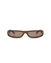 Rick Owens Brown Sunglasses