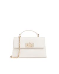 Furla White Handbag '1927 Mini'
