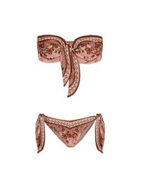 Zimmermann White Two-Piece Swimsuit