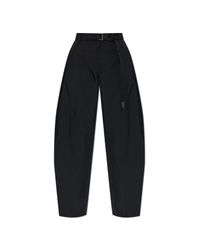 Sacai Black Trousers With Belt