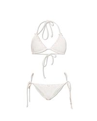LoveShackFancy White Two-Piece Swimsuit 'Harbor'