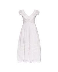 LoveShackFancy White Dress 'Suvi'