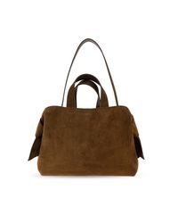 Acne Brown Suede Shopper Bag