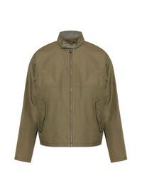 Bottega Veneta Green Jacket With Stand-Up Collar for men
