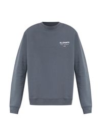 AllSaints Blue “Underground” Sweatshirt for men