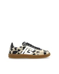 Balmain Multicolor Swan Sports Shoes