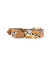 MCM Brown Bag Strap With Monogram