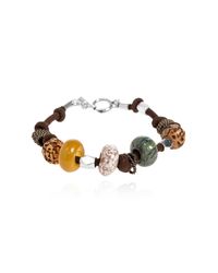 Isabel Marant Brown Bracelet With Stones for men