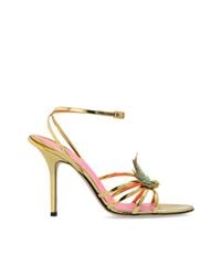 DSquared² White ‘Marija’ Heeled Sandals