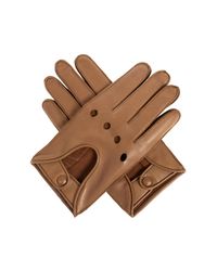 Giorgio Armani Brown Leather Gloves for men