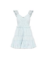 LoveShackFancy Blue 'Presline' Dress