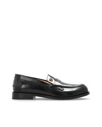Versace Black "Manu" Loafers Shoes for men