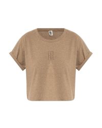 By Malene Birger Natural T-Shirt "Hedalia"