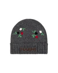 Marni Black Cap With Embroidery for men