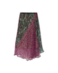 Dries Van Noten Purple Skirt 'Sabanna'