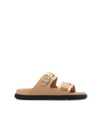 Birkenstock White 'St Barths' Slides