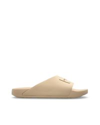 Givenchy White Rubber Flip-Flops With Logo for men