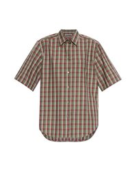 Acne Multicolor Checked Pattern Shirt