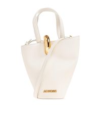 Jacquemus White Handbag "Le Petit Bambola"