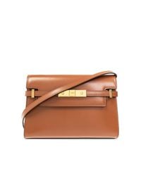 Saint Laurent Brown ‘Manhattan Small’ Shoulder Bag