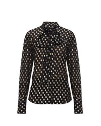 DSquared² Black Shirt With Lurex Thread