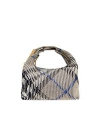 Burberry Blue Handbag 'Peg Mini'
