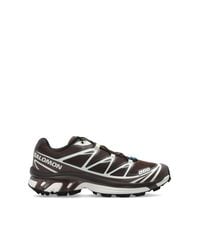 Salomon Black Sports Shoes 'Xt-6' for men