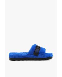 Ugg Blue 'fluff Up' Wool Slides for men