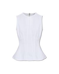 Agolde White Top 'Corbin'