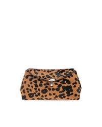 Totême  Brown Clutch Bag 'T-Lock Mini'