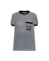 Max Mara Blue T-Shirt 'Drago'